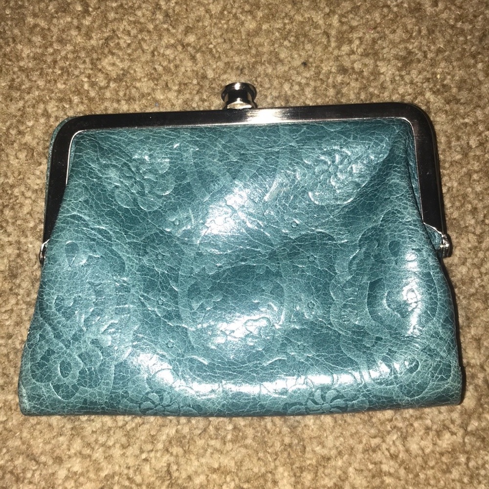 Teal HOBO wallet